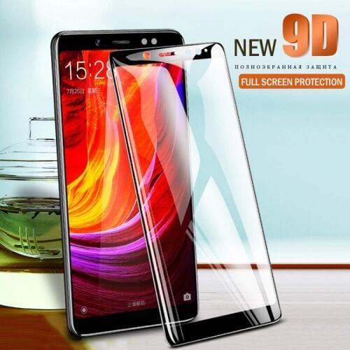 Tempered Glass Film 9D HD Surface Screen Protector For Xiaomi Mi 8 9 A2 & Redmi Note 7 Note 7 6 Pro & Full Protective Glass Film