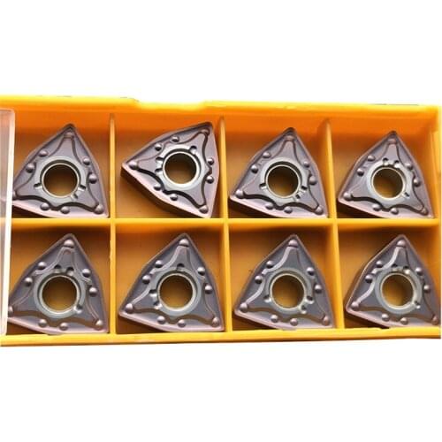 20PCS WNMG080404-MA VP15TF WNMG080408-MA VP15 carbide inserts external turning tool WNMG0804 lathe milling tool CNC milling tool