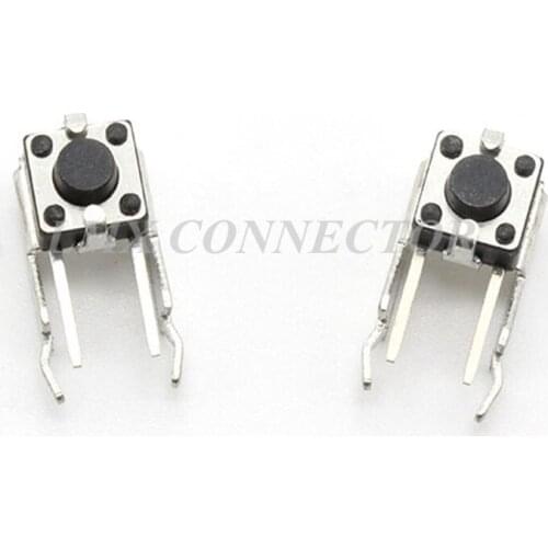 50Pcs Micro Tactile Switch 6*6*5mm Vertical Type Holder DIP 2P Push Button Switches