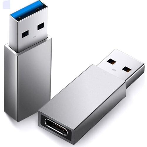USB Type A Male to USB Type C Female Connector Converter Adapter Type-C USB Standard Charging Data Transfer