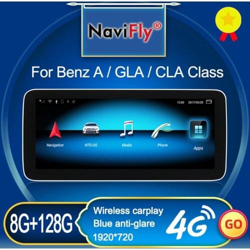 New Arrival 8GB+128GB Carplay DSP Android Car Multimedia Player Navigation GPS For Mercedes Benz A CLA GLA Class W117 W176 X156