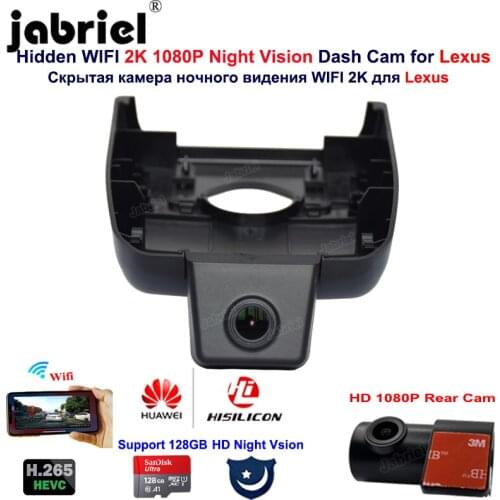 2K Wifi Car DVR Dash Cam Camera Driving Recorder for Lexus rx350 rx300 rx330 rx450h Lexus rx400h 2010 2015 2016 2017 2020 2021