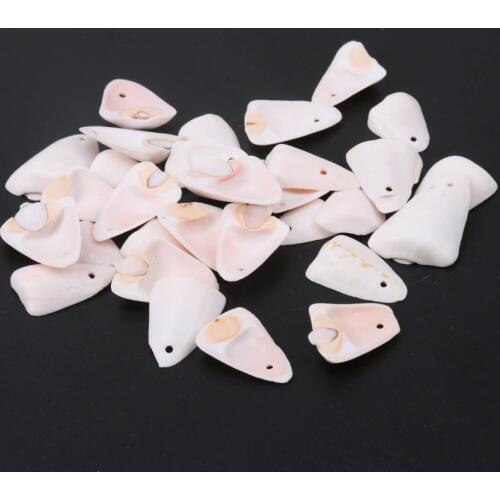 23-32mm "love" Natural Spiral Shell Loose Beads for jewelry making DIY 30pcs TRS0082