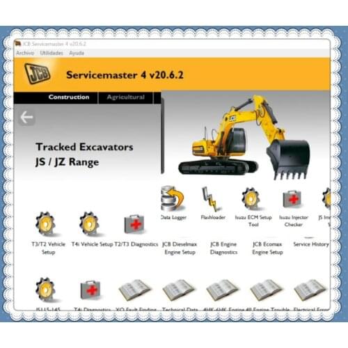 JCB ServiceMaster 4 (20.7.3) [08/2020] Diagnostic Software