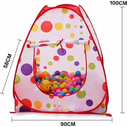 Play Tent Crawling Dollhouse Baby Ocean Ball Pool Secret Space Foldable Indoor Childrens Fence Play House Girl Christmas Gift