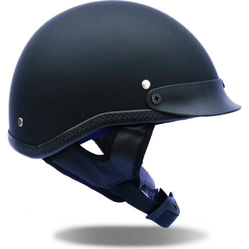 S/M/L/XLExquisite Retro Half Helmet Men And Women Motorcycle Helmet Durable Electric Scooter Half-Covered Summer Helmet