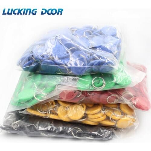 100Pcs/lot 125khz RFID T5577 Clone keys Tag Duplicator Card T5577 Clone Proximity Badge Writable Rewrite Copy Keytag