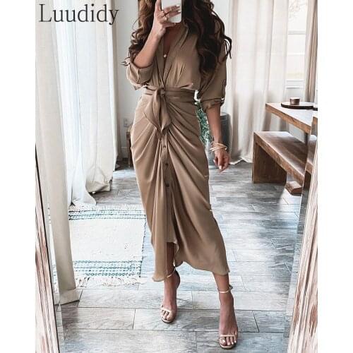 Luudidy Fashionable Shirt Dresses