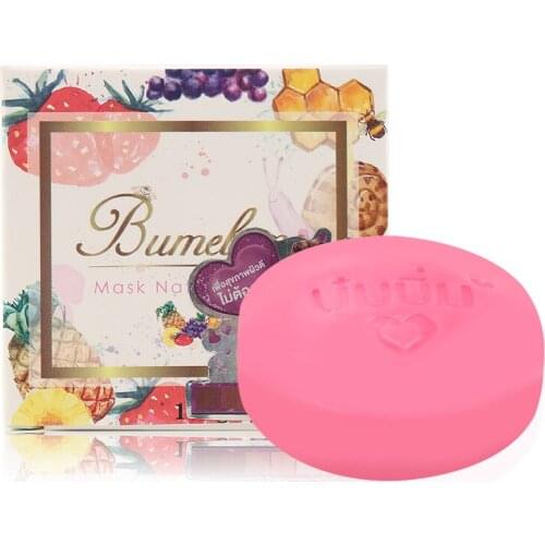 New 100g Instant Miracle Whitening Soap Thailand Handmade Soap White Skin Natural Soaps Bath Fruit Essential Oil Soap