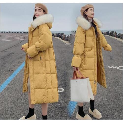 2019 New Winter Jacket Women Faux Fur Hooded Parka Coats Female Long Sleeve Thick Warm Snow Wear Jacket Coat Z31