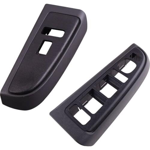 Car Front Dark Pewter Power Window Switch Bezel 89045128 89045120 Fit For Cadillac Escalade Chevy Avalanche GMC Sierra