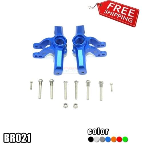 Aluminum Alloy Front Steering Wheel Hub Carrier for 1/10 LOSI BAJA REY RC CAR