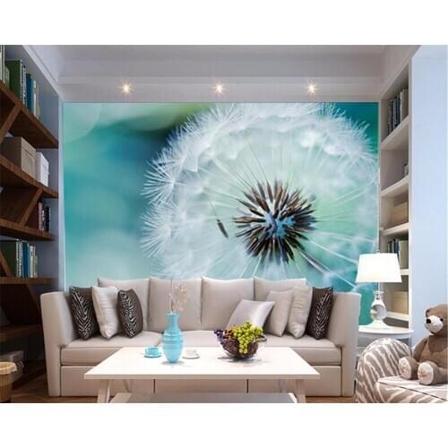 Custom Photo Wallpaper 3D Stereo Large Murals Abstract dandelion sofa bed Living room bedroom childrens room TV Background wall