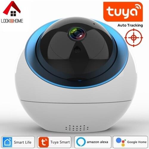 1080P TUYA Smart APP WiFi Camera Support Google Home and Alexa Voice Control Smart Life APP Two Way Intercom Google CCTV Camera