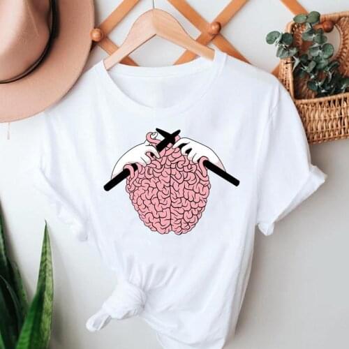 Women Summer Tshirts Fashion Funny Casual 90s Cute Cartoon Short Sleeve Clothes Stylish T Top Lady Print Sweet Tee T-Shirt
