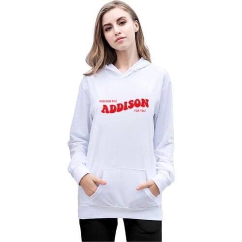 Womens Hoodies ADDISON RAE:addison for You Streetwear Kids Sweatshirt Women Clothing Moletom Letter ADDISON Printed Pullover
