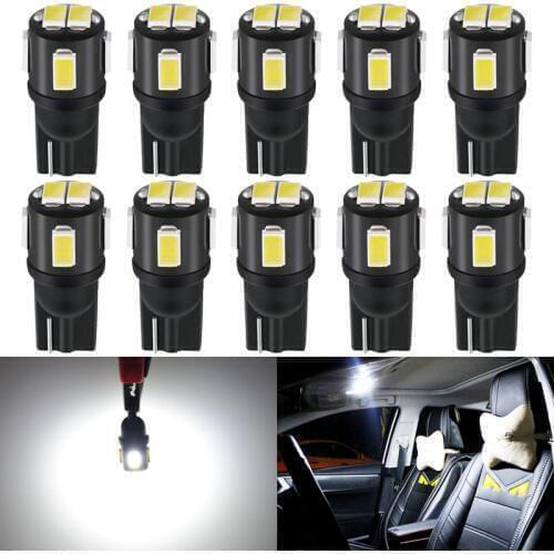 10x W5W LED T10 LED Interior Car Lights For Volvo XC60 XC90 S60 V70 S80 S40 V40 V50 XC70 V60 C30 850 C70 XC 60 leds for auto 12V