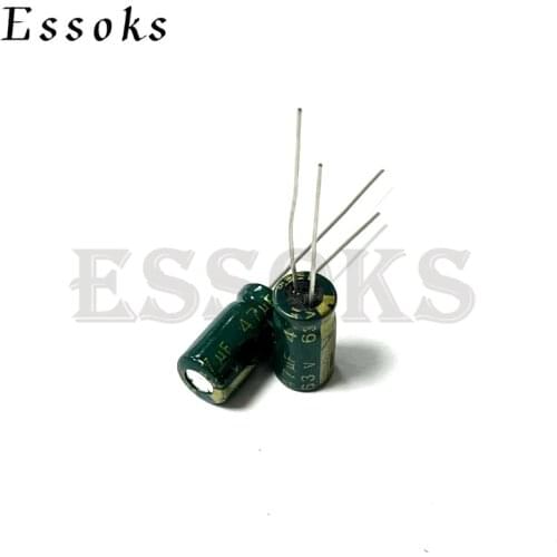 20pcs Electrolytic Capacitor 63V47UF 63V 47UF 6X12 8X12 mm High Frequency Low ESR Aluminum Capacitors