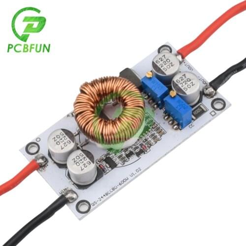 600W Boost 10-50V Constant Voltage Constant Current Adjustable Power Module UndervoltageProtection LED Boost Driver