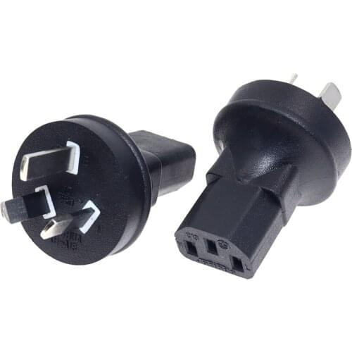 AU Australia Plug to IEC320 C13 AC Power Adapter Connector Converter AU Male To C13 Female Socket Conversion Plug 10A 250V