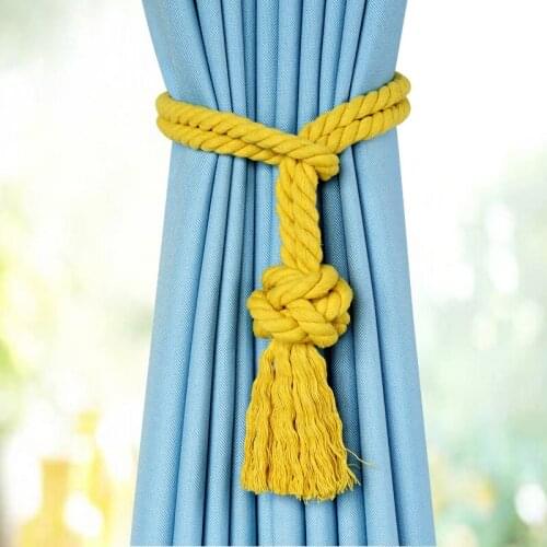 Curtain Tieback Hooks Buckle Curtain Rods Tie Rope Clip Holders Curtain Accessoreis Tieback Hanging Ball Buckle Tie Back 2pcs