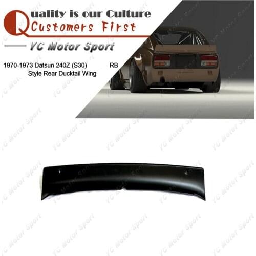 Car Accessories FRP Fiber Glass PD Style Rear Spoiler Fit For 1970-1973 Datsun 240Z (S30) RB Trunk Spoiler Wing