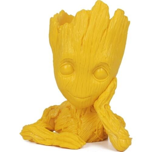 Multi-color version Groot for Flowerpot Planter, Tree Man Pen Pot Trellis Flower Pot Figure Toys Model PVC