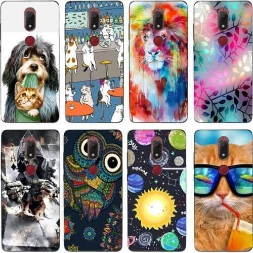 BQ-5700L BQ5700 TPU Silicon Soft Case for BQ BQ-5700L Space X BQ5700 5.7" Painting Back Cool Case Fundas