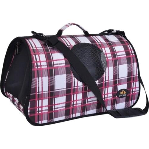 OSOCE Soft Sided Pet Carrier for Dogs & Cats Comfort Tote Bag Backpack, Travel Bag for Small Animals with Mesh Top and Sides