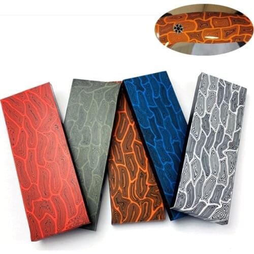 1PC DIY Handle Patches Material G10 Composite Non-slip Shank Grips Blank Scales Slabs 130X45X8MM For Outdoor Tool Grips