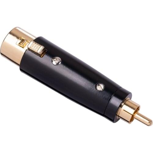 New XLR to RCA Adaptor RCA Male to XLR Male Female Adaptor XLR to RCA Female Male Plug Adapter,for Stereo Microphone Cable