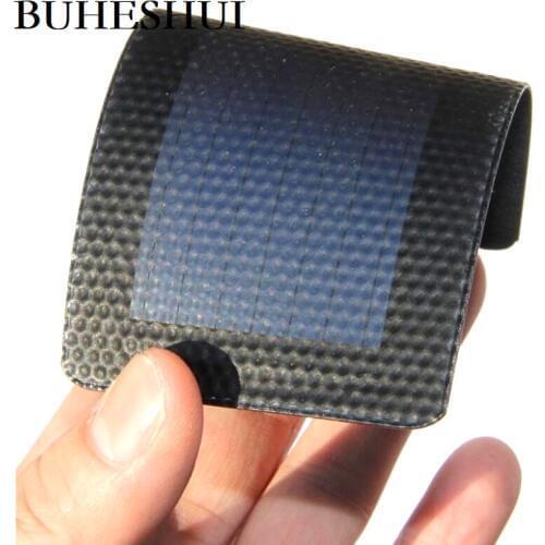 BUHESHUI 0.3W 1.5V Flexible Solar Cells Amorphous Silicon Foldable Very Slim DIY Solar Panel Charger System Education 10pcs/ot