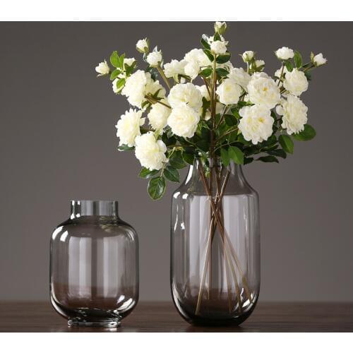 Modern glass vase terrarium glass containers crafts flower vase home decoration flowerpot vases for centerpieces for weddings