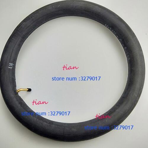 Super good quality butyl rubber 16x2.125 tire Cycle Inner Tube size 16x2.125 with a Bent Angle Valve Stem