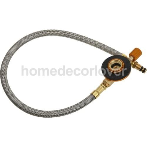 Universal Gas Stove Adapter Hose Connector Regulator for Outdoor Camping