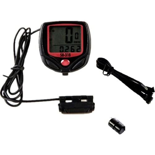Waterproof Bike Computer Bicycle Meter Odometer Speedometer LCD Display Cycling Computer Velocimetro Wired Stopwatch