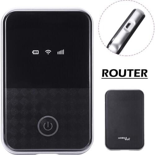 High Speed 150 Mbit/s 4G Mobile Wireless Wi-Fi Router Portable LED Smart Display Routers With USB Cable For Car Home Office