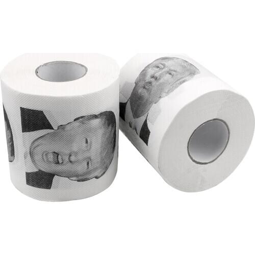 Humour Toilet Paper Disposable Bathroom Toilet Paper Roll 1 Roll 2 layers HOT New Joke Fun Kitchen Prank Paper Paper Tissue Gift