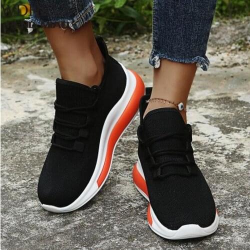 Chunky Sneakers Women Spring White Shoes Platform Wedges Shoes 2021 Comfortable Mesh Casual Sport Shoes Zapatos Mujer Sneakers