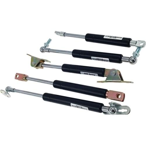 2PCS 18*8 Rod 170mm Stroke Gas Spring 50N-500N/5kg-50kg 420mm Hole Center Distance Cupboard Hinges Gas Spring Force lift support