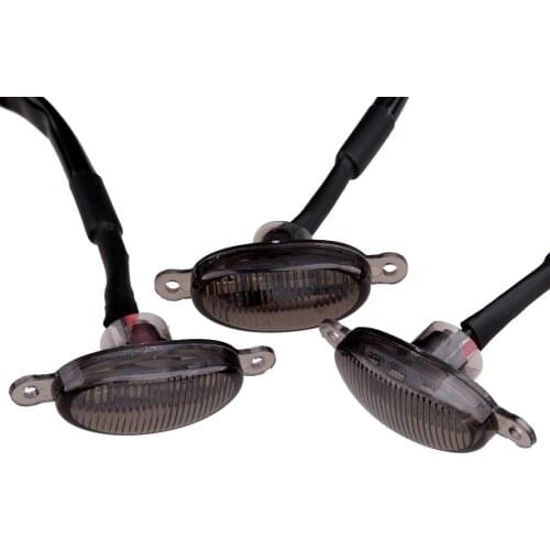 3Pcs/Set Car Ice Blue LED Front Bumper Grill Grille Daytime Running Lights Fit for Ford F-150 Raptor 2010 2011 2012 2013-2018