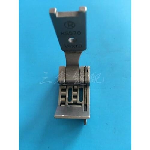 Brother double needle car roller S570R 1/4 845 anti-crease with knife presser foot 1162 3168
