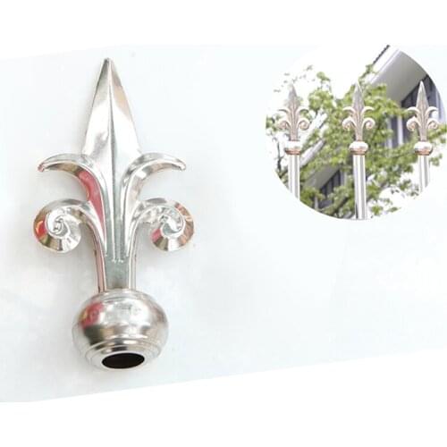 Freeshipping 190mm Ture Color Decoration Handrail Armrest Stair Fence Gate Door Top Tip With Base Parts Head for Outdoor