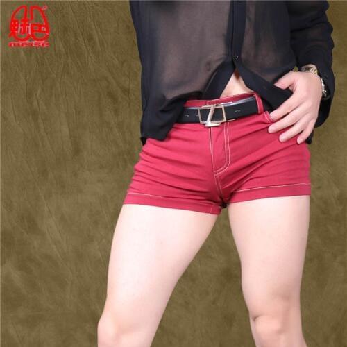 Short Jeans Men Sorts Bermudas Masculina Fad Fitness Clothing Pantalones Cortos Hombre Slim-Fit Denim Casual Hot Denim Shorts