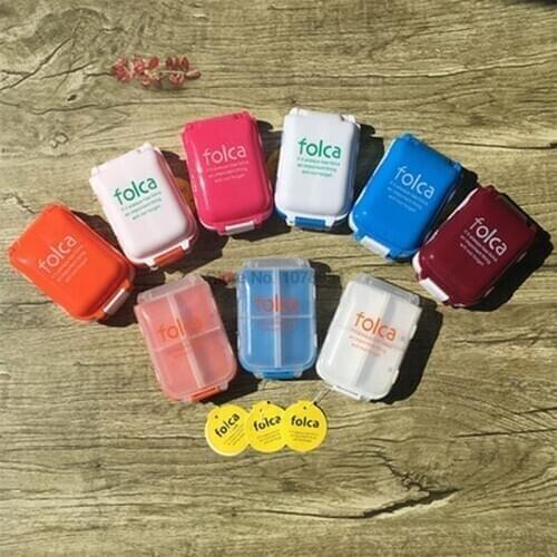 By ems or dhl 500pcs Refillable bottle Pill Box Drug Tablet Medicine Storage Dispenser Holder Case Organizer