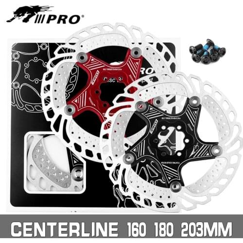 MTB DH 6 inch 160/180 / 203mm disc brake rotor cooling downhill brake rotor bicycle floating IIIPRO