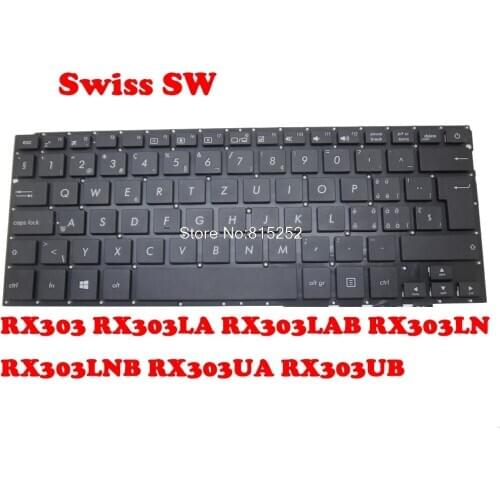 Laptop Keyboard For ASUS RX303L RX303U RX303LA RX303LAB RX303LN RX303LNB RX303UA RX303UB Swiss SW/JP JAPAN BLACK Without Frame