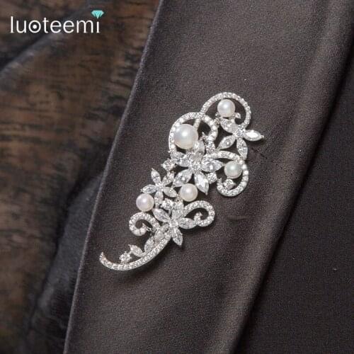 Винтажные броши на одежду LUOTEEMI China At AliExpress