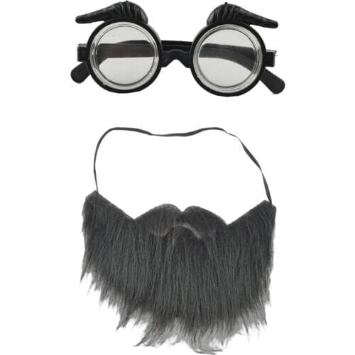 Disguise Glasses with Funny Eyebrows and Mustache Perfect Party Favors for Costume Halloween and Birthday Parties