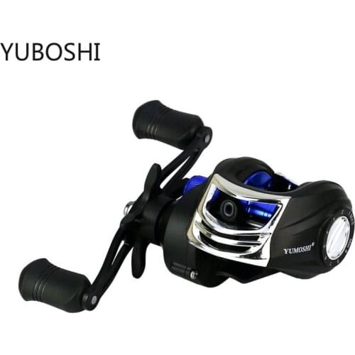 Metal Spool Baitcasting Reel 8kg Max Drag 7.2:1 High Speed Gear Ratio Saltwater Freshwater fishing wheel Fishing Reel reel knob